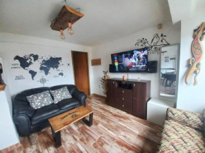 Ushuaia Magnifica, PB Luminoso y cálido departamento con asador